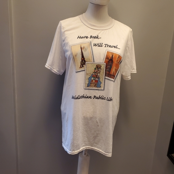 Library Summer Reading Travel Graphic T-Shirt - Picture 5 of 6